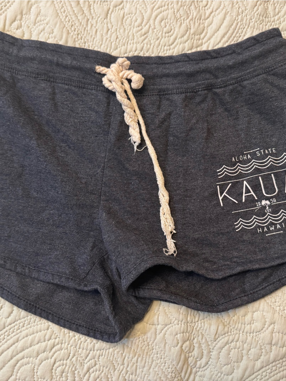 Beach By Exist Dark Navy Athletic Drawstring Shorts
